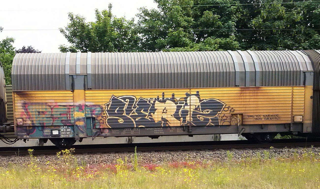 Graffiti Train - Photo by ZUGZWANG
