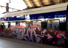 Graffiti Train - Photo by ZUGZWANG - soya (2018)