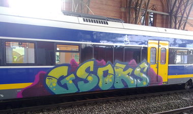 Graffiti Train - Photo by ZUGZWANG - gsoks (2017)