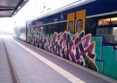 Graffiti Train - Photo by ZUGZWANG (2017)