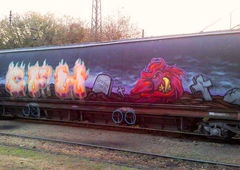 Graffiti Train - Photo by ZUGZWANG - cfh