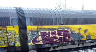 Graffiti Train - Photo by ZUGZWANG - bremerhaven, 27, bremen (2015)