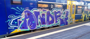 Graffiti Train - Photo by ZUGZWANG - andre, 3000, bremerhaven (2015)