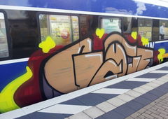 Graffiti Train - Photo by ZUGZWANG