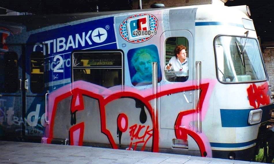 Graffiti Train - Photo by ZUGZWANG - hot, dortmund