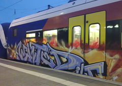Graffiti Train - Photo by ZUGZWANG - wanted