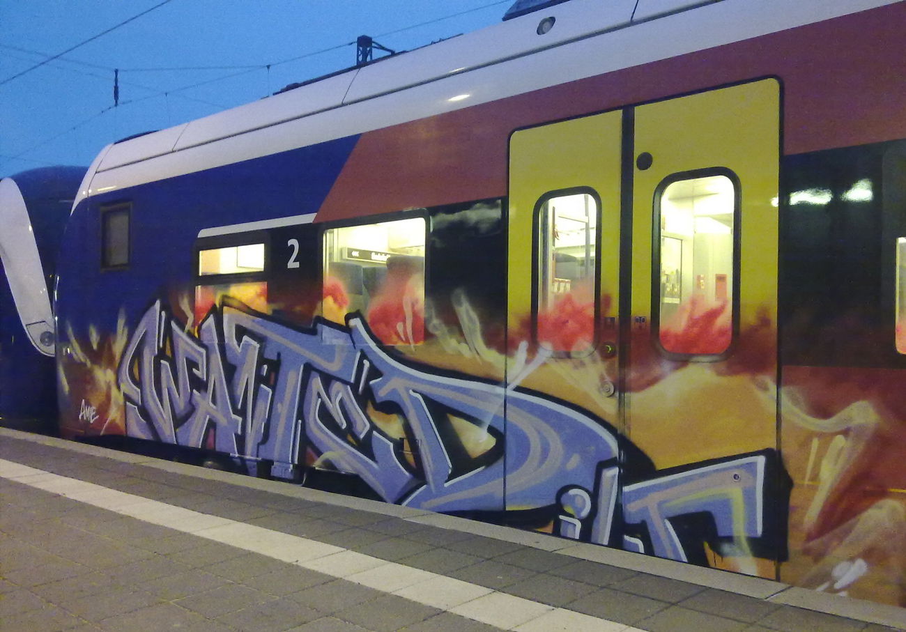 Graffiti Train - Photo by ZUGZWANG - wanted