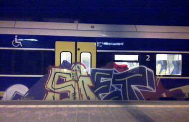 Graffiti Train - Photo by ZUGZWANG - siet (2017)