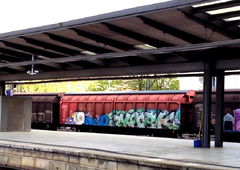Graffiti Train - Photo by ZUGZWANG - hark