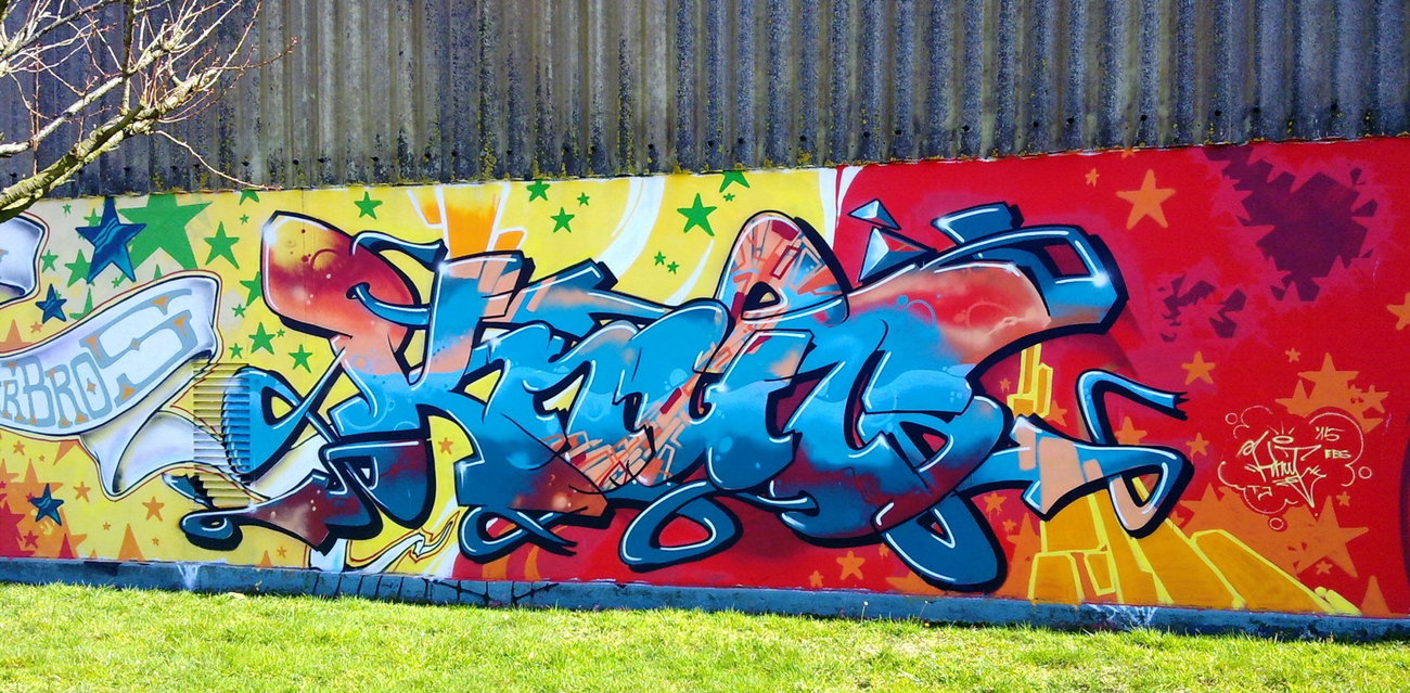 Graffiti Wall - Photo by ZUGZWANG - bremerhaven