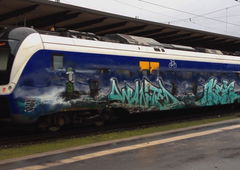 Graffiti Train - Photo by ZUGZWANG - wanted, niek (2017)