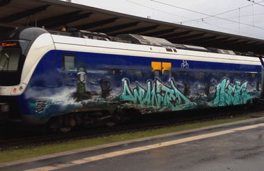 Graffiti Train - Photo by ZUGZWANG - wanted, niek (2017)