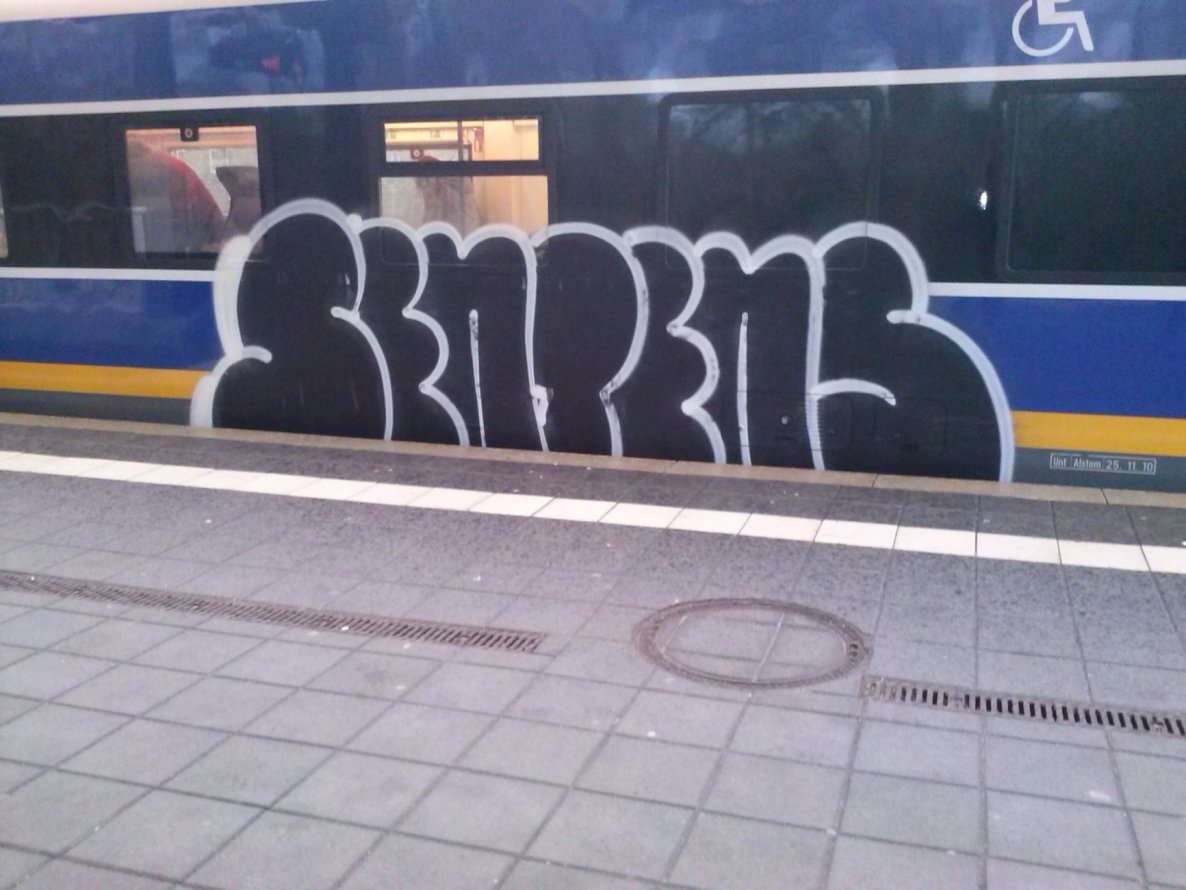 Graffiti Train - Photo by ZUGZWANG - senpens, bremen, bremerhaven (2014)