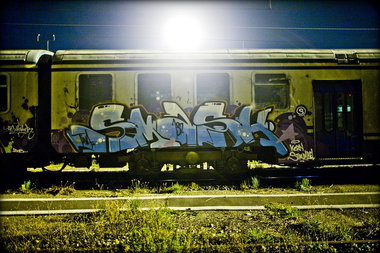 Graffiti Train - Photo by ZUGZWANG - smash, 137