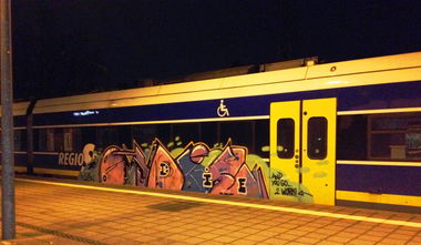 Graffiti Train - Photo by ZUGZWANG (2017)