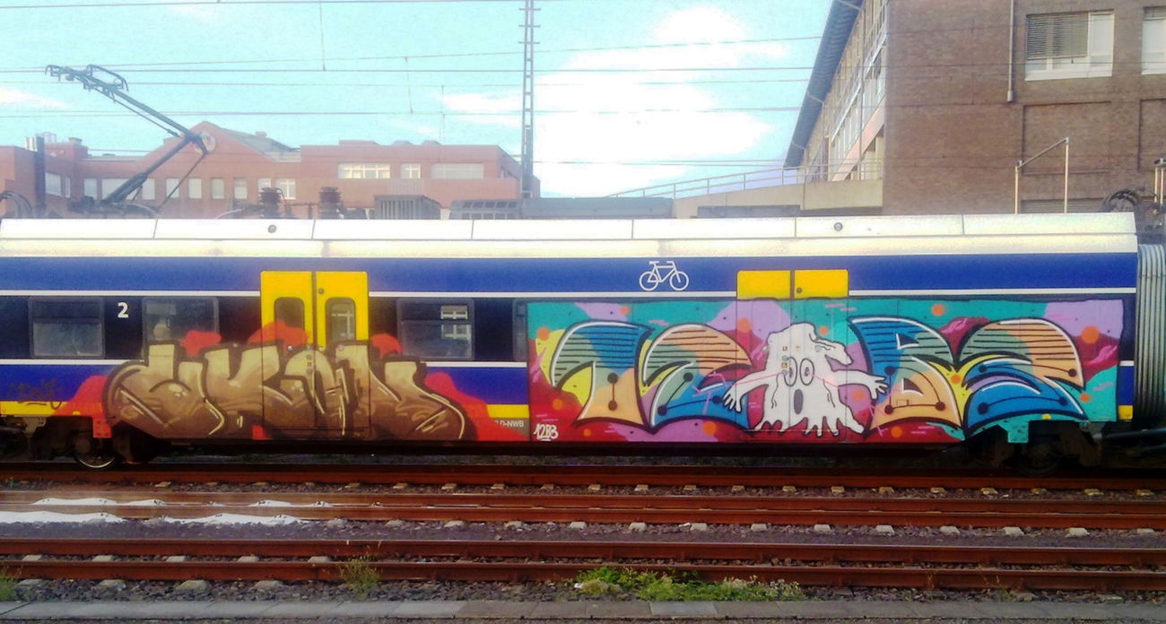 Graffiti Train - Photo by ZUGZWANG - ukon (2016)