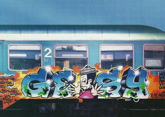 Graffiti Train - Photo by ZUGZWANG - jepsy, trd