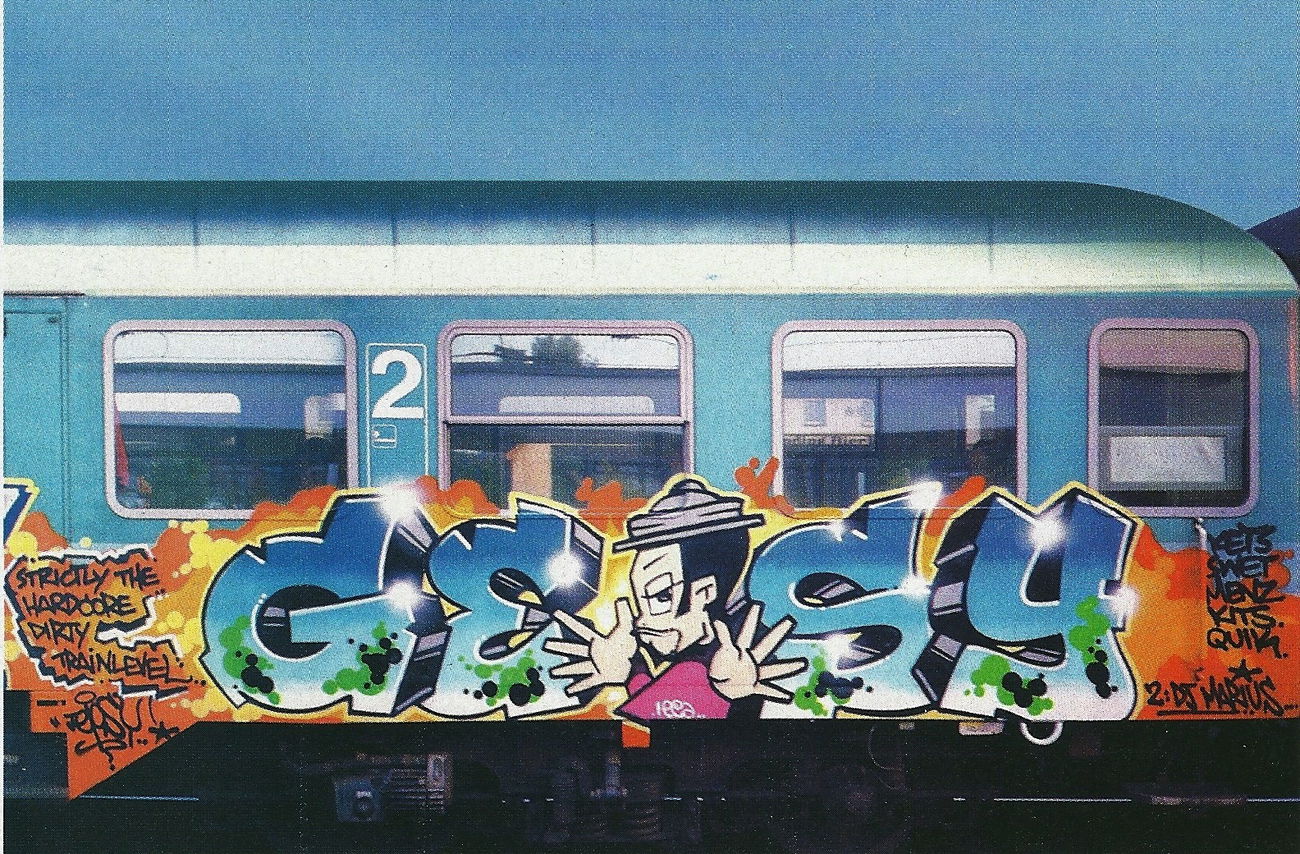 Graffiti Train - Photo by ZUGZWANG - jepsy, trd