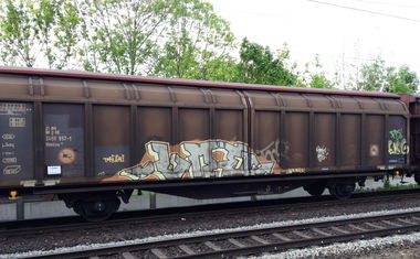 Graffiti Train - Photo by ZUGZWANG