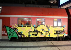 Graffiti Train - Photo by ZUGZWANG - tese, dsf (2016)