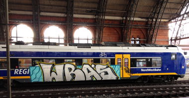Graffiti Train - Photo by ZUGZWANG - wrs (2017)
