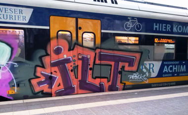 Graffiti Train - Photo by ZUGZWANG - ilt (2017)