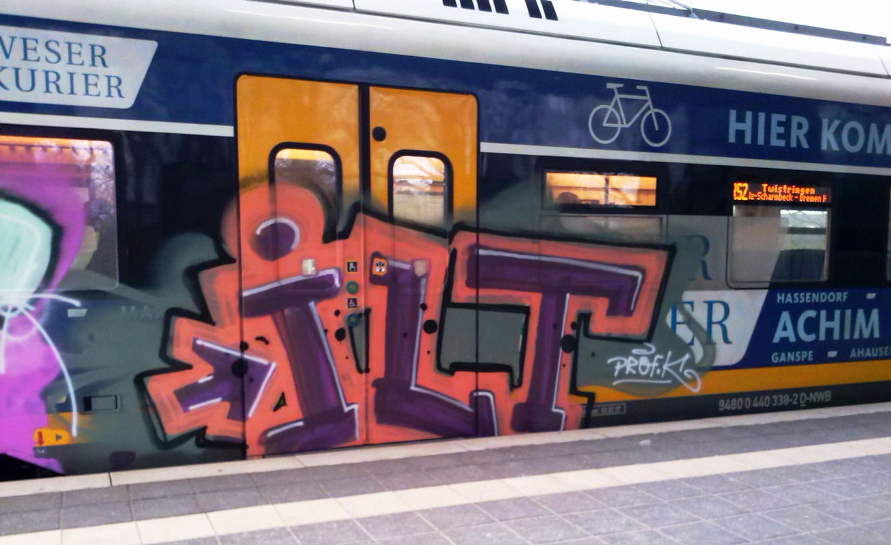 Graffiti Train - Photo by ZUGZWANG - ilt (2017)