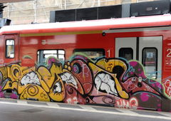 Graffiti Train - Photo by ZUGZWANG (2017)