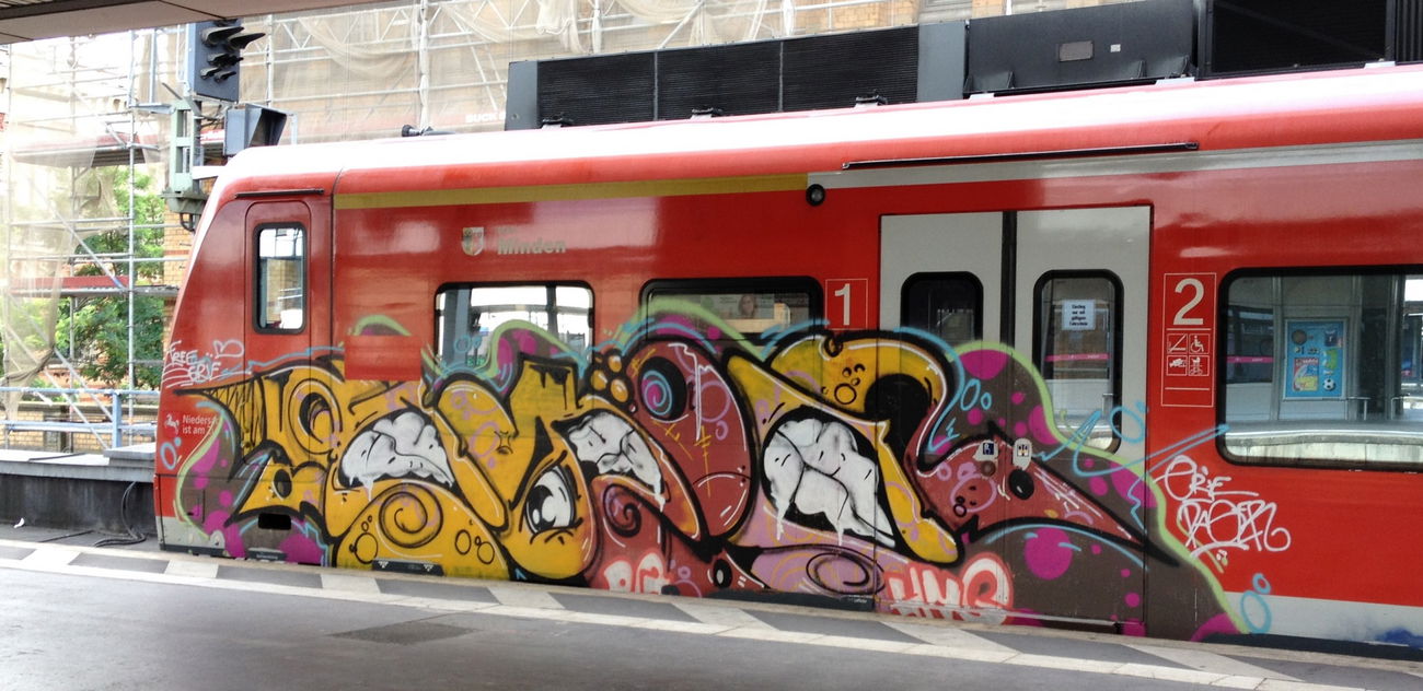 Graffiti Train - Photo by ZUGZWANG (2017)