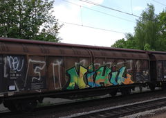 Graffiti Train - Photo by ZUGZWANG - nihil