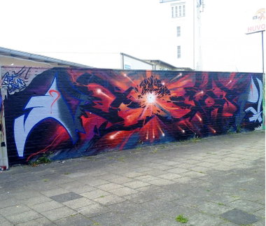 Graffiti Wall - Photo by ZUGZWANG - bremerhaven (2015)