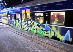 Graffiti Train - Photo by ZUGZWANG - niek