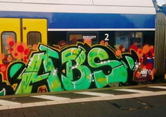Graffiti Train - Photo by ZUGZWANG - abs