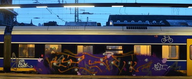 Graffiti Train - Photo by ZUGZWANG - esit, bremen, bremerhaveb (2014)