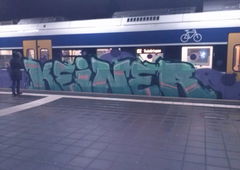 Graffiti Train - Photo by ZUGZWANG - keiner, bremerhaven, 27 (2014)