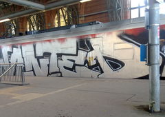 Graffiti Train - Photo by ZUGZWANG - wanted (2017)