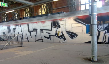 Graffiti Train - Photo by ZUGZWANG - wanted (2017)