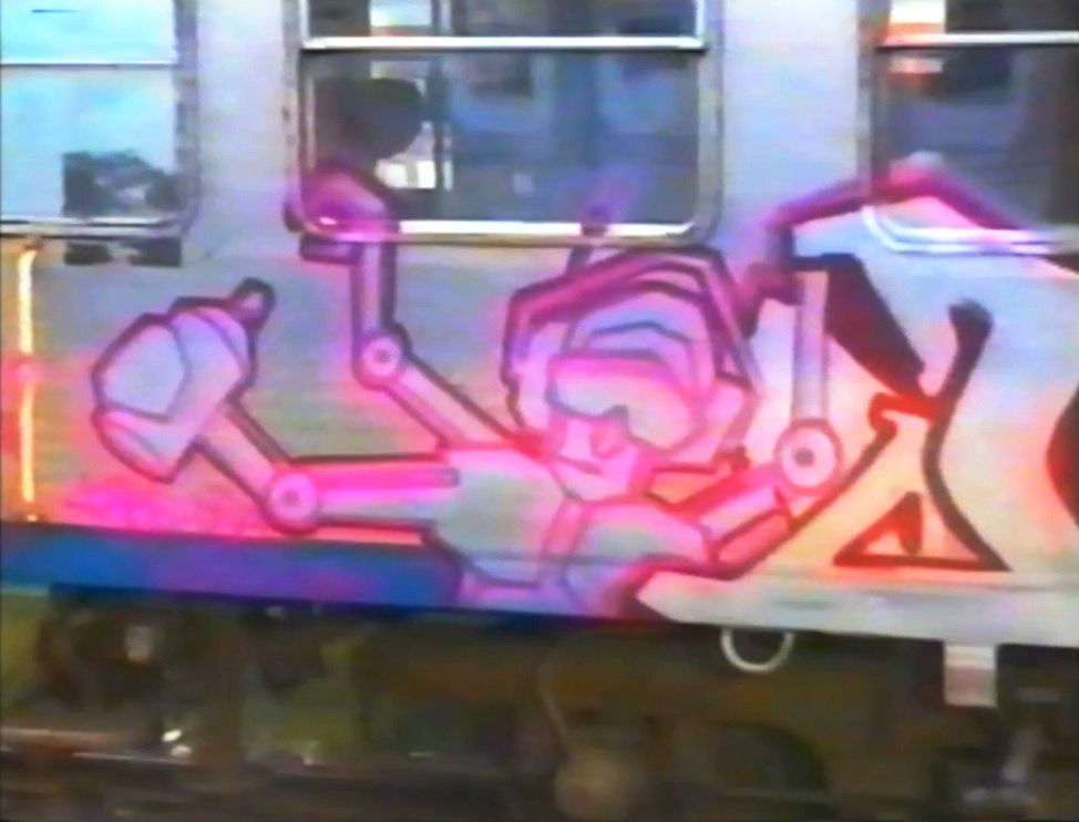 Graffiti Train - Photo by ZUGZWANG - hamburg (1997)