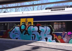 Graffiti Train - Photo by ZUGZWANG - aisr (2018)