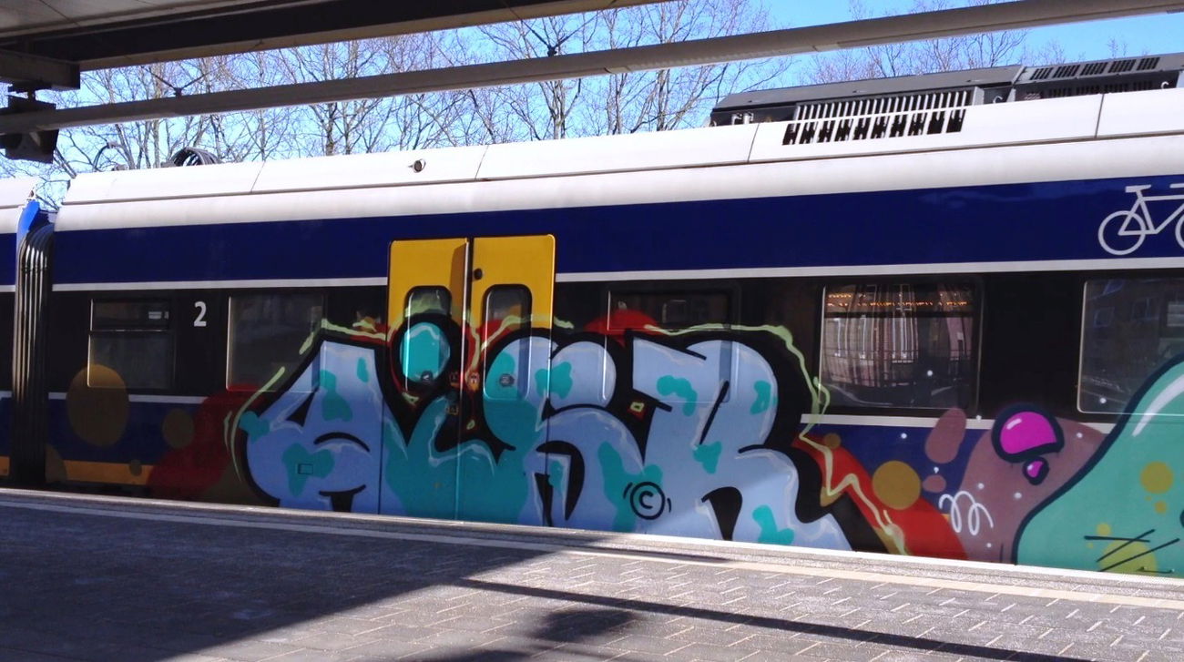 Graffiti Train - Photo by ZUGZWANG - aisr (2018)