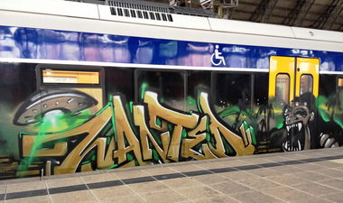 Graffiti Train - Photo by ZUGZWANG - wanted (2017)