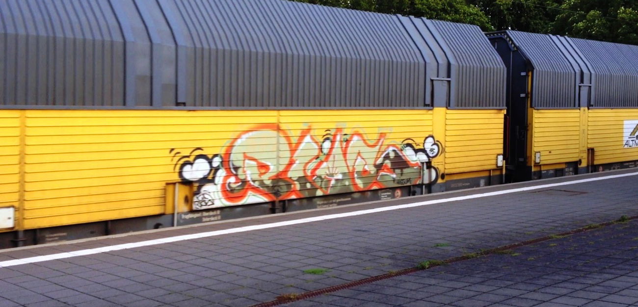 Graffiti Train - Photo by ZUGZWANG