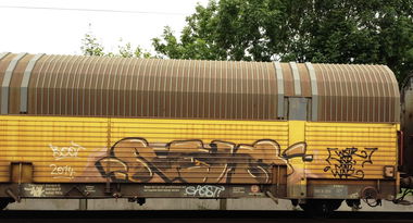 Graffiti Train - Photo by ZUGZWANG