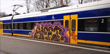 Graffiti Train - Photo by ZUGZWANG - siet
