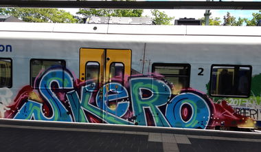 Graffiti Train - Photo by ZUGZWANG - skero (2017)