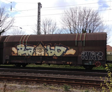 Graffiti Train - Photo by ZUGZWANG - rambo