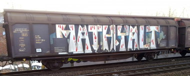 Graffiti Train - Photo by ZUGZWANG - bremerhaven