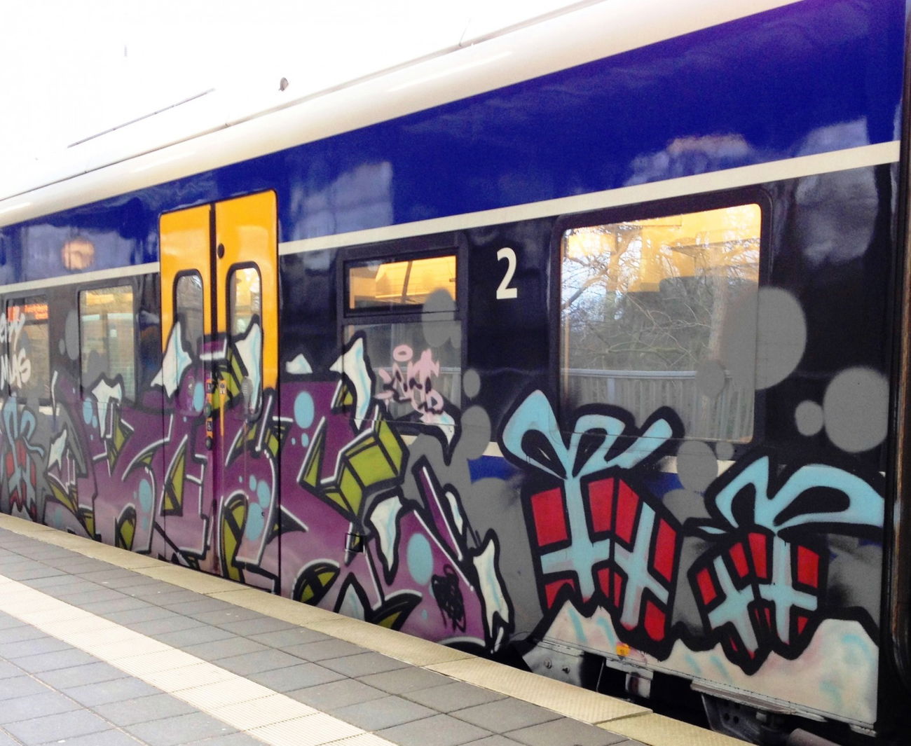 Graffiti Train - Photo by ZUGZWANG - kone (2017)