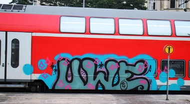 Graffiti Train - Photo by ZUGZWANG - uwe (2015)