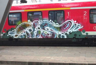 Graffiti Train - Photo by ZUGZWANG